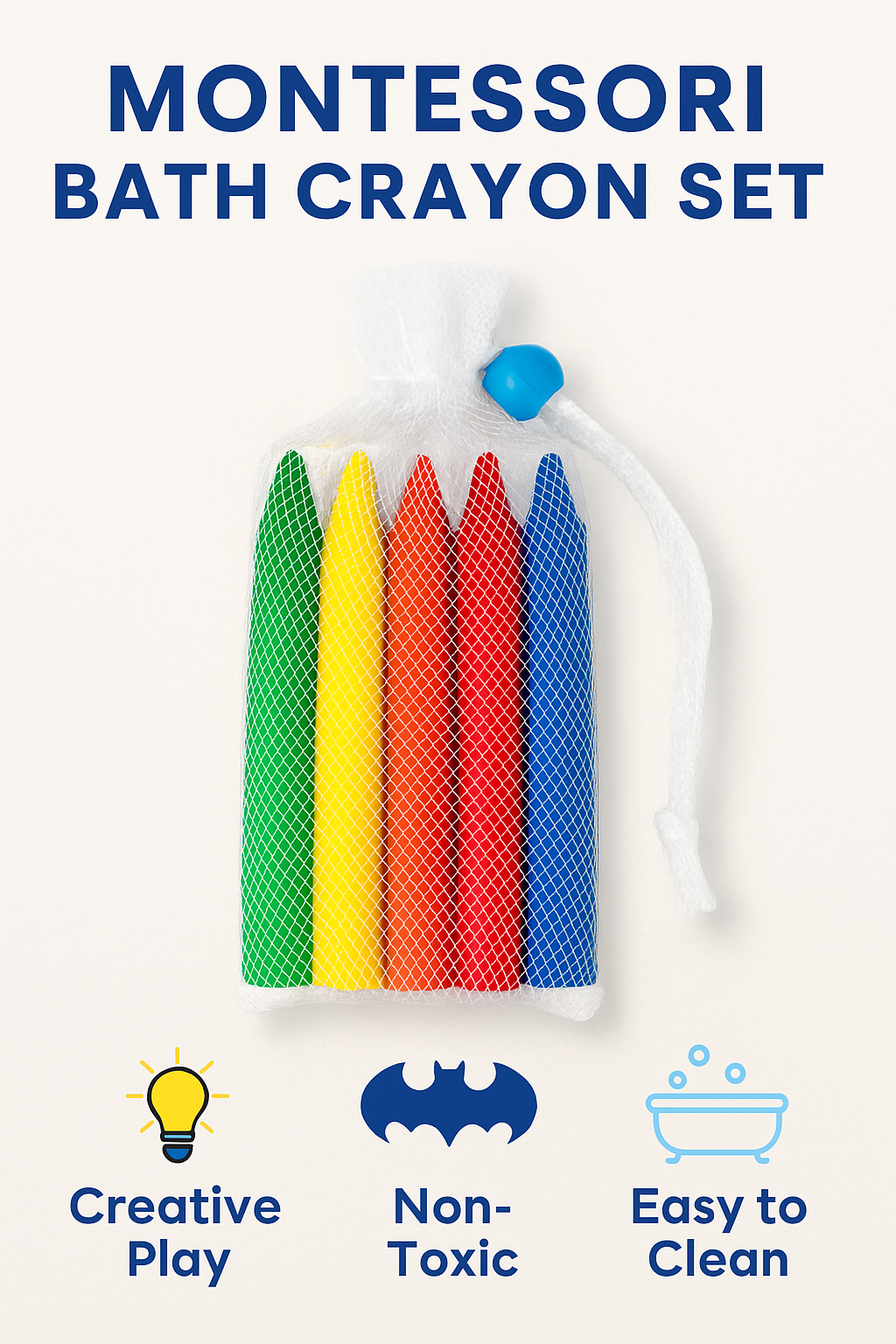 Montessori Bath Crayon Set