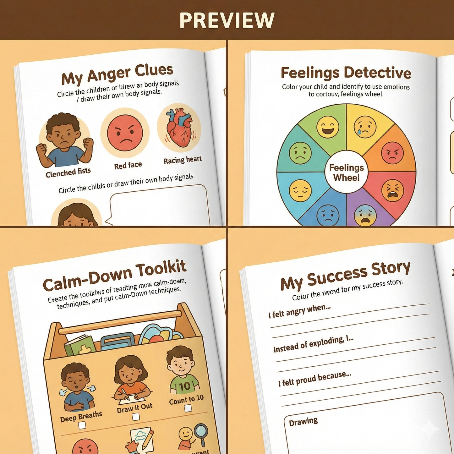 CalmClues™ Workbook 52 Week Workbook